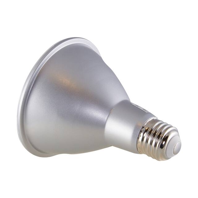 12.5 Watt PAR30LN LED 3000K 25 deg. Beam Angle Medium base 120 Volt - Clear