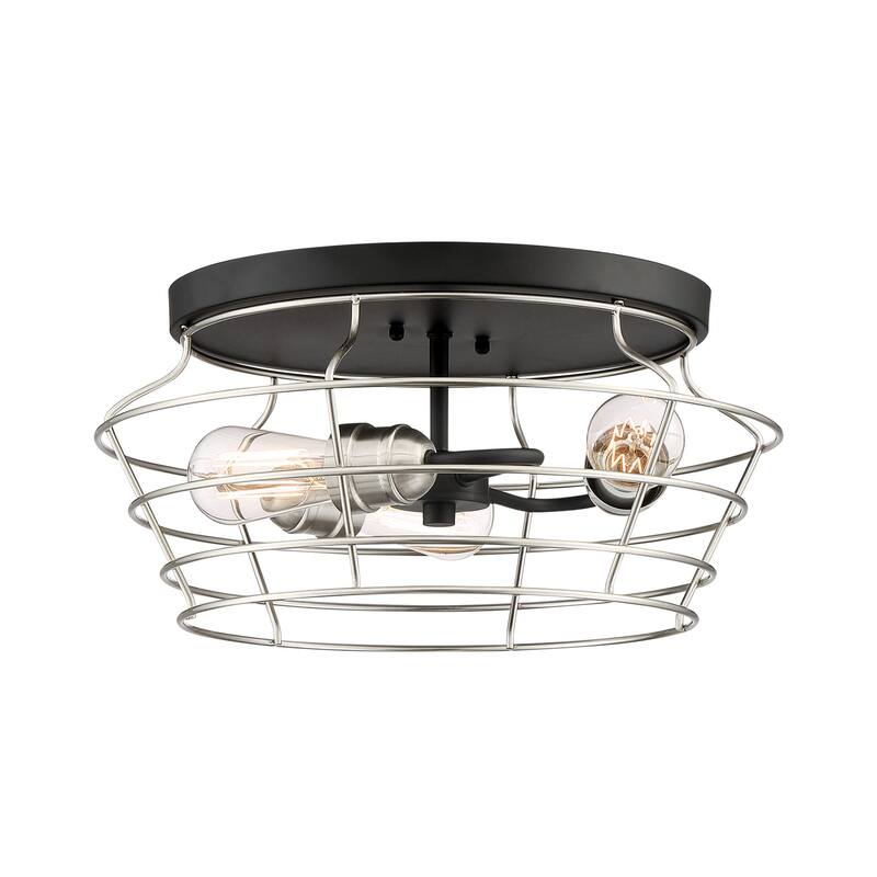 Craftmade Thatcher 3 Light 17" Wide Flush Mount Ceiling Fixture