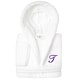 preview thumbnail 59 of 78, Sweet Kids 100% Polyester SUPER PLUSH Double Brushed Hooded Bathrobe with Purple Script Monogram T - Large