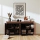 preview thumbnail 6 of 5, Modern 58.3" Sideboard Buffet Cabinet with 4 Doors, Textured Accent Storage Cabinet for Dining Room, Kitchen, Entryway