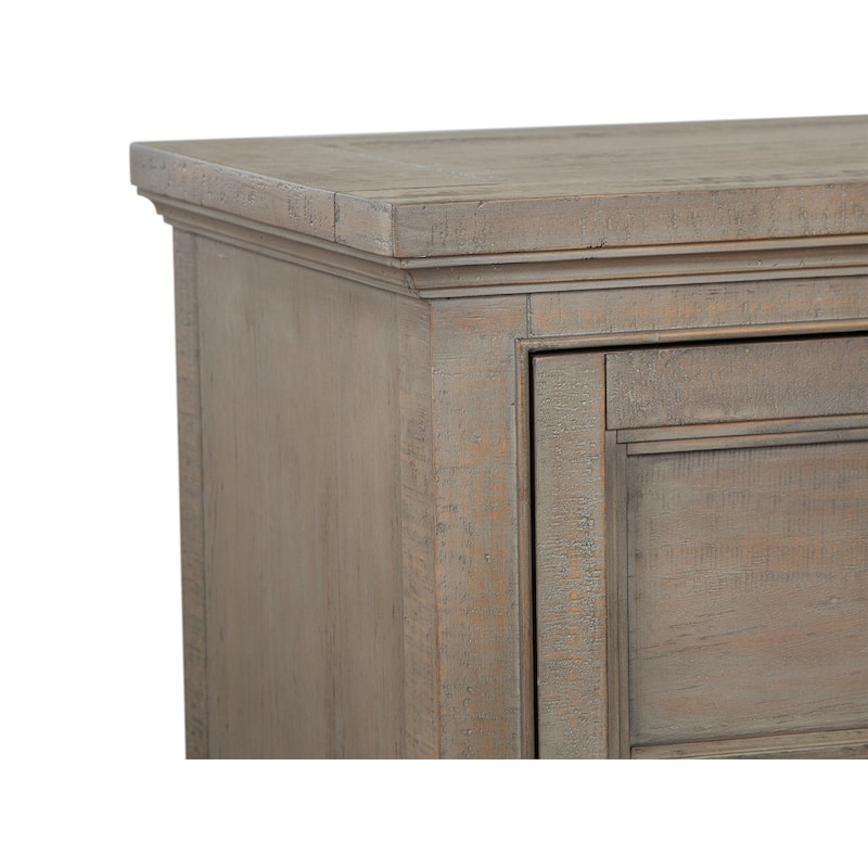 Magnussen Home Paxton Place Dovetail Grey Small Drawer Nightstand