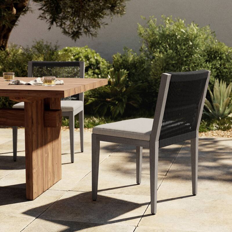 Atwood Outdoor Dining Chair-Weathered Grey-FSC