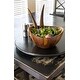 preview thumbnail 6 of 4, Nambe Harmony 3 Piece Salad Bowl and Servers Set
