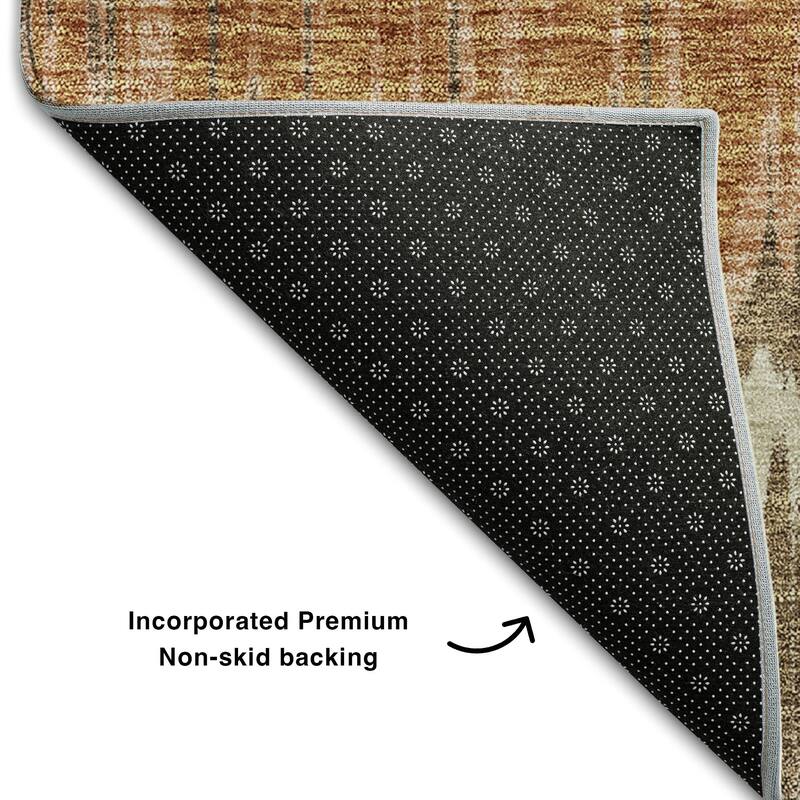 Premium Washable Super Soft Modern Stripe Mayfield Rug