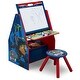 preview thumbnail 5 of 3, Delta Children PAW Patrol Deluxe Kids Art Table - Easel, Desk, Stool, Toy Organizer