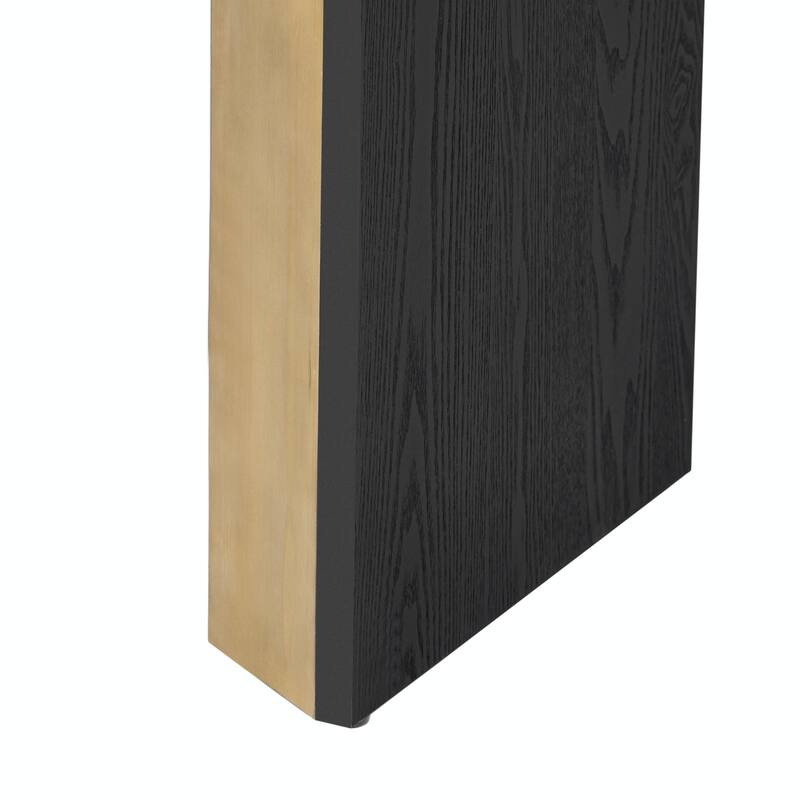 Elegant Console Table, Fireplace Design, Simple and Functional with High-Quality Wood Veneer Top
