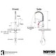 preview thumbnail 10 of 20, Karran Scottsdale Single-Handle Pull-Down Sprayer Kitchen Faucet with Matching Soap Dispenser