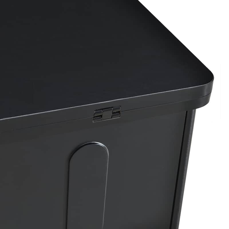Modern Space Saving Center Table with Foldable Top