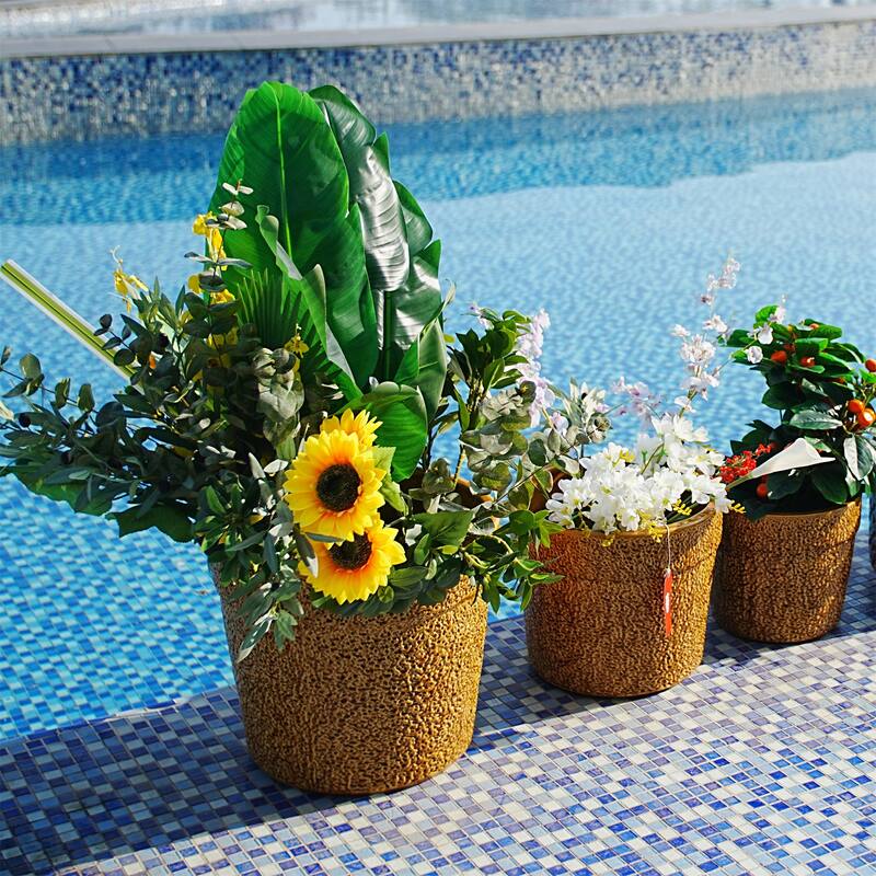 Modern Ceramic Flowerpot (Set of 3)