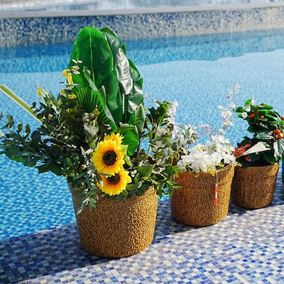 Modern Ceramic Flowerpot (Set of 3)