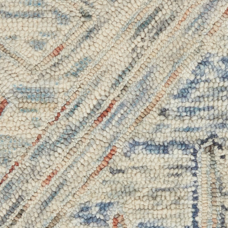Duhe Power Loomed Geometric Modern Soft Area Rug By HomeRoots - 90' X '60' X '0.5