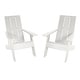 preview thumbnail 7 of 33, HIGHWOOD 2-Piece Modern Adirondack Chairs White