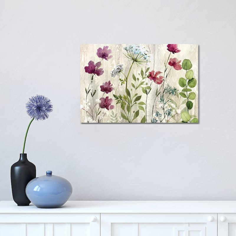 iCanvas "Meadow Flowers I" by Conrad Knutsen Canvas Print - 12x18x1.5