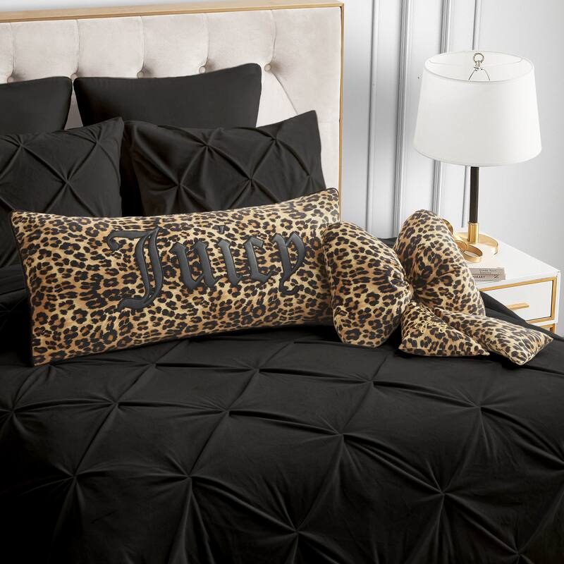 Juicy Couture Gothic Cheetah Pillow Decorative 1-Piece
