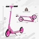 preview thumbnail 2 of 18, Gymax Folding Kick Scooter w/ 3 Adjustable Heights 8 Inches Big Wheels