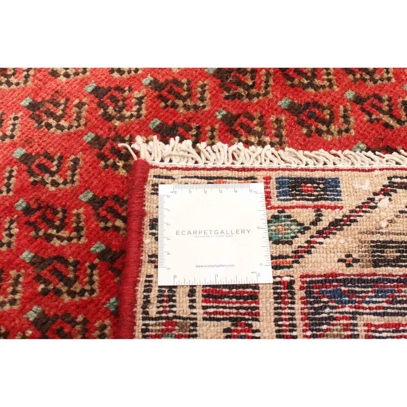 ECARPETGALLERY Hand-knotted Andelz Red Wool Rug - 3'1 x 5'10