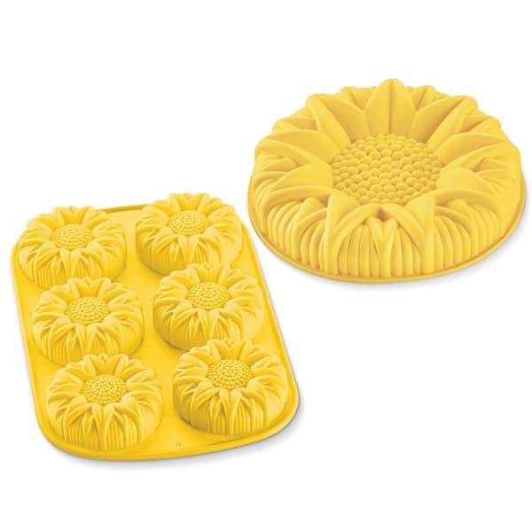 Set of Sunflower Silicone Mold Cake Pans 11