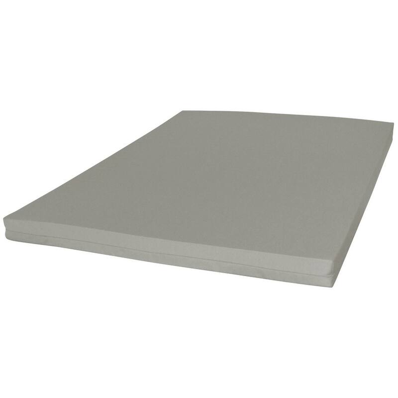 Bed Cushion - 4" Thick - Full Size - Gray