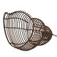 preview thumbnail 8 of 7, Hand-Woven Nulty Rattan Conch Chandeliers Brown Wicker Pendant - 9.85"