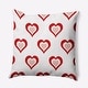 preview thumbnail 16 of 26, Burnin' Love Valentines Day Decorative Throw Pillow 16" x 16" - Firecracker