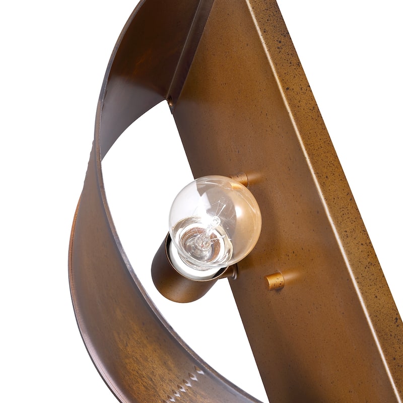 Artisan 1-Light Antique Bronze Vanity Wall Sconce - 12 in. W