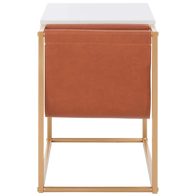 SAFAVIEH Eldora Side Table - 22" L x 14" W x 20" H - 22Wx14Dx20H