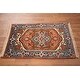preview thumbnail 7 of 11, Geometric Heriz Serapi Medallion Area Rug Handmade Wool Carpet - 2'0"x 3'0"