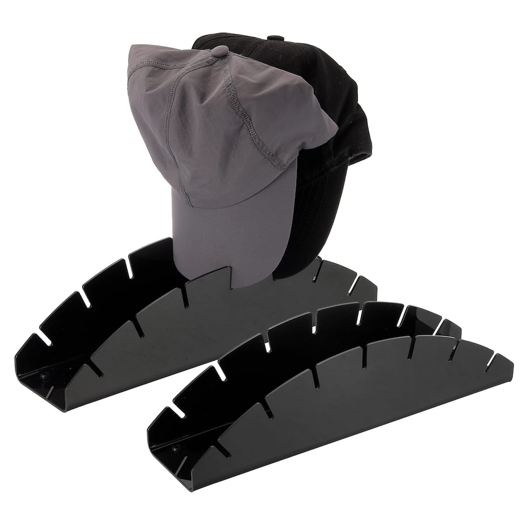 2pcs Hat Stand for Baseball Caps, Acrylic Hat Organizer No Install