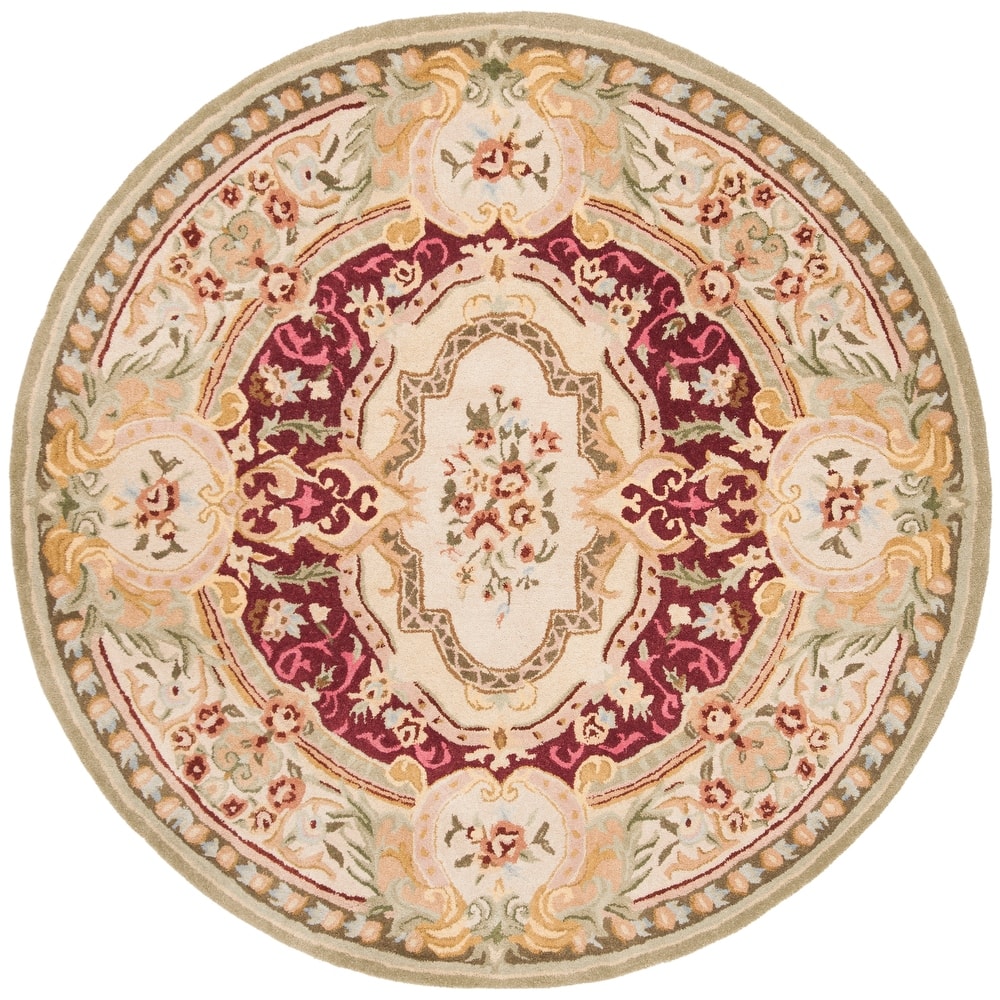 SAFAVIEH Handmade Savonnerie Zoey Traditional Oriental Wool Rug