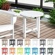 preview thumbnail 1 of 33, Laguna 18-inch Poly Eco-Friendly All Weather Round Side Table