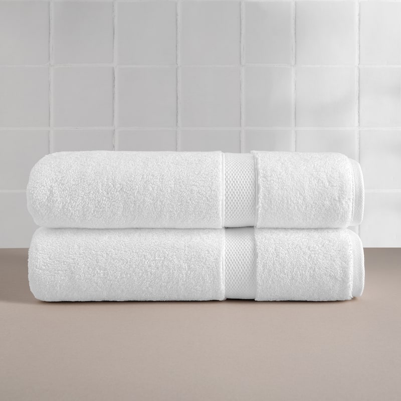 Authentic Hotel and Spa 100% Turkish Cotton Anovia Oversized Bath Towel Set