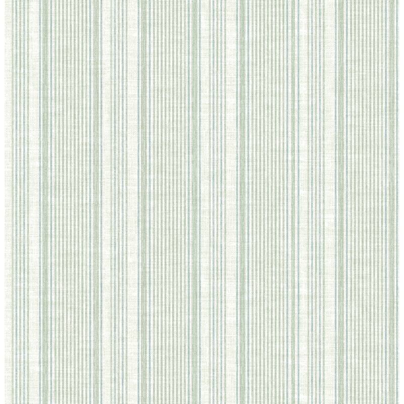 A-Street Prints Ayanna Light Green Striped Wallpaper