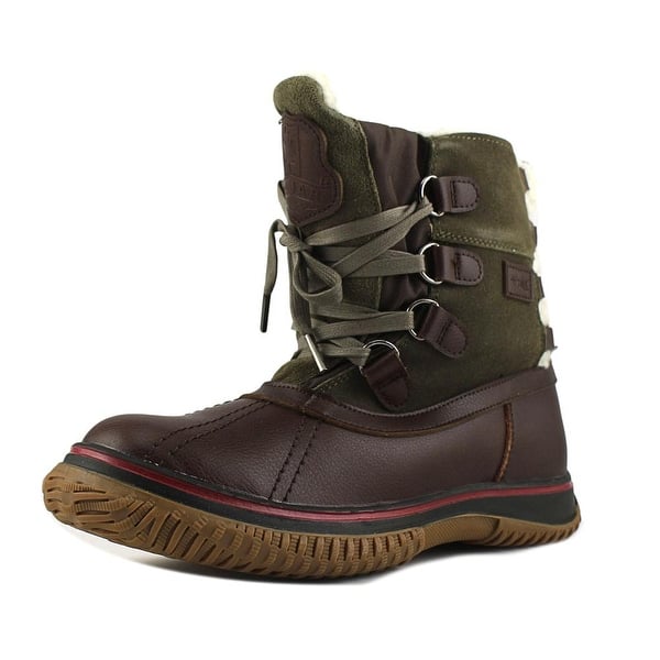Shop Pajar Iceland Women Round Toe Leather Brown Winter Boot