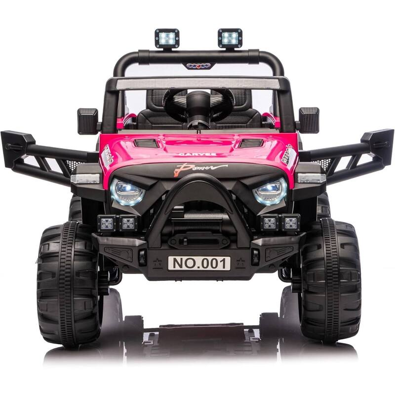 12V Electric Ride On Car Toy for Kids Toddlers Age 3-8 Best Gift - Pink