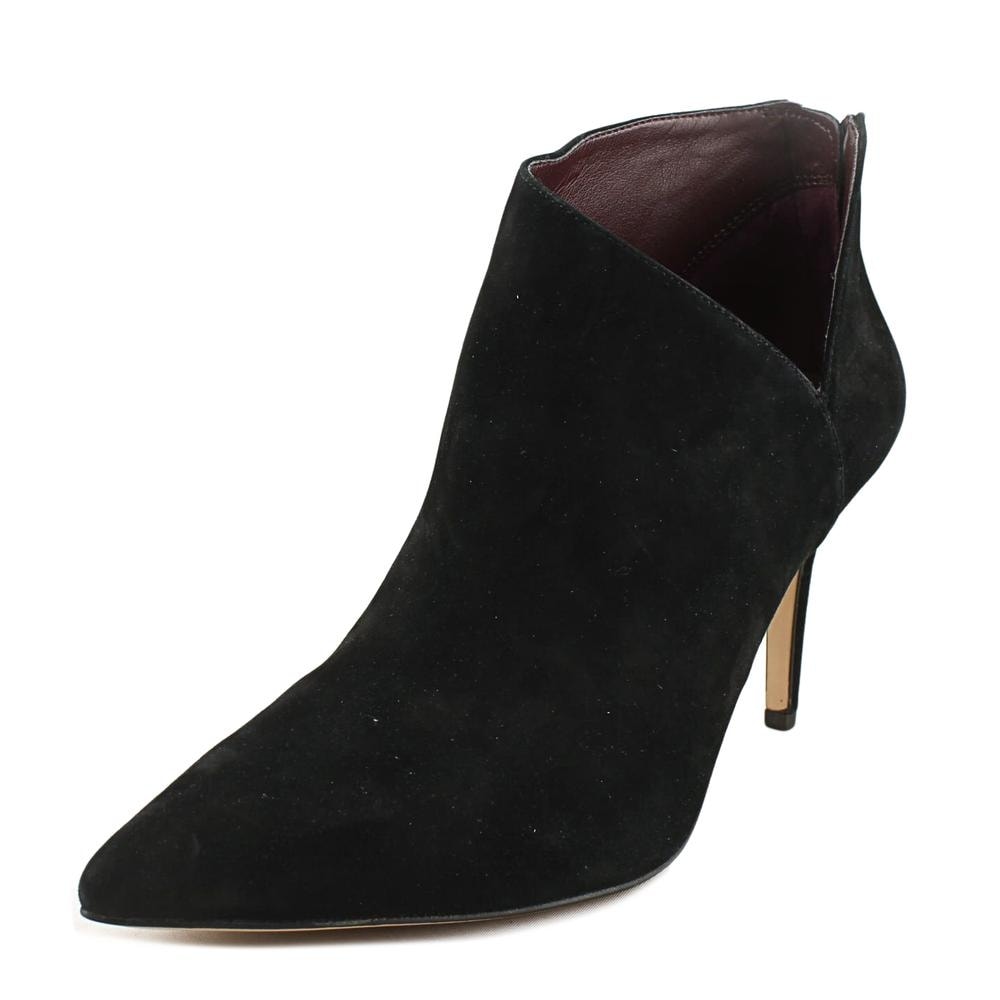 Women Pointed Toe Suede Black Bootie 