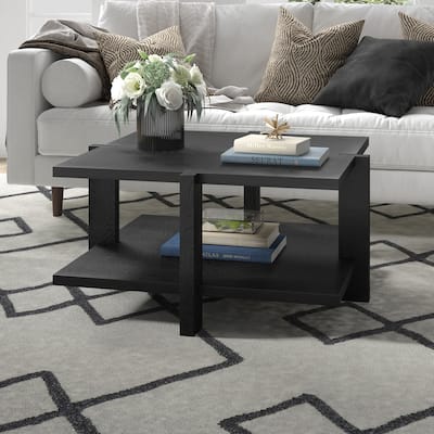 Ingrid 34.66" Wide Square Coffee Table