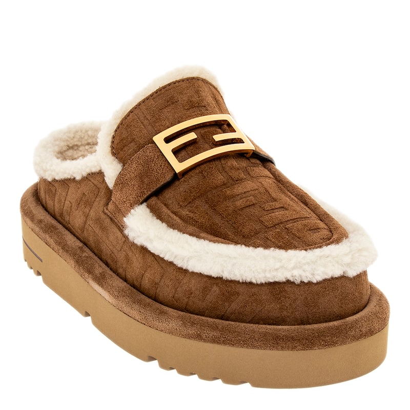 Fendi Apres Chic FF Sabots - 41 EU