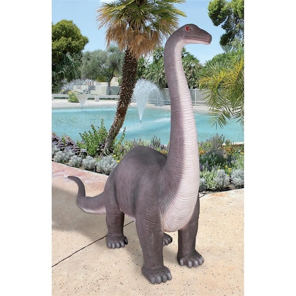 Design Toscano Boris the Brontosaurus Garden Dinosaur Statue
