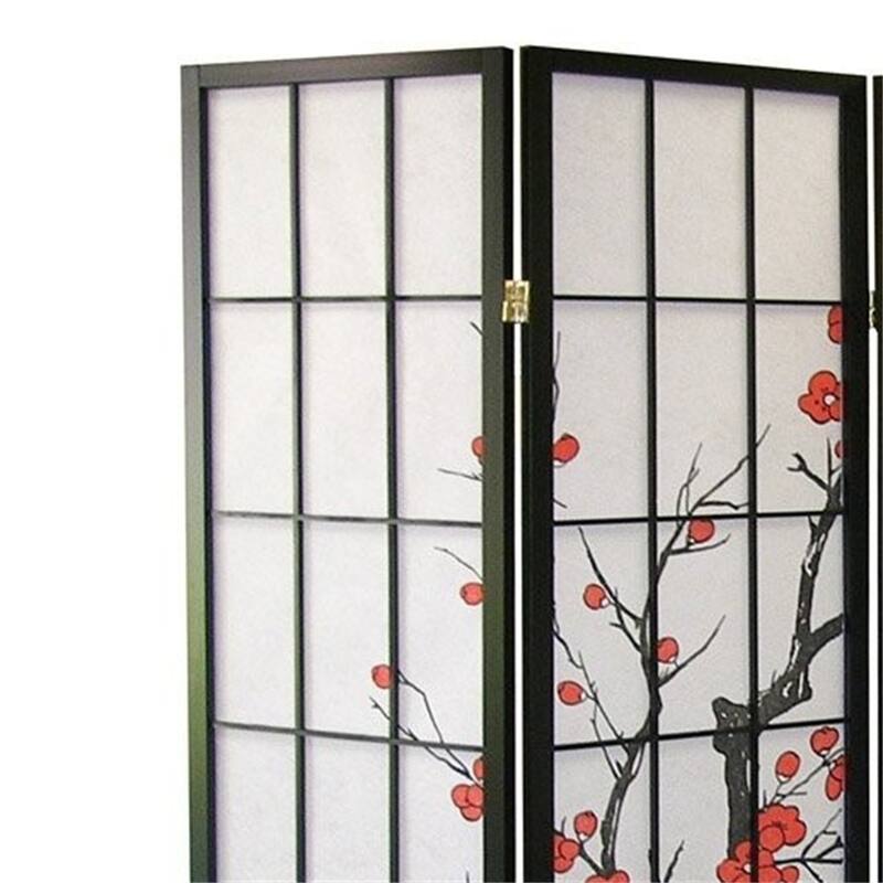 4-Panel Screen Room Divider