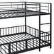 preview thumbnail 80 of 78, Metal Bunk Bed with Slide and Guardrails for Kids, Boys and Girls, Bedroom