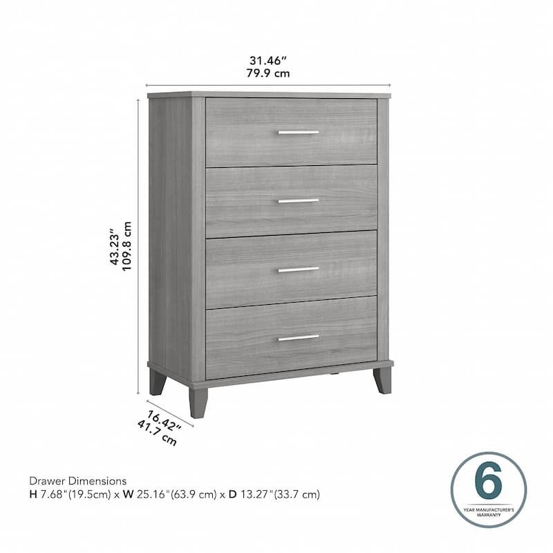 Somerset Chest of Drawers in Ash Gray