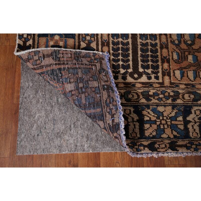 Garden Design Bakhtiari Persian Antique Area Rug Handmade Wool Carpet - 6'8" x 9'10"
