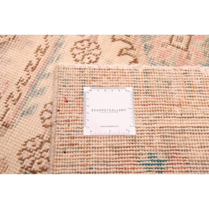 ECARPETGALLERY Hand-knotted Antalya Vintage Pink Wool Rug - 9'9 x 12'5