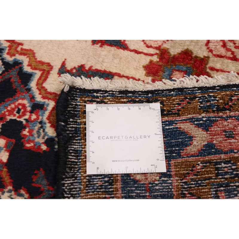 ECARPETGALLERY Hand-knotted Anadol Navy Wool Rug - 3'7 x 9'8