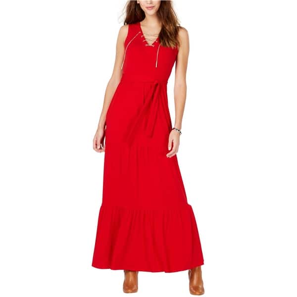 Michael Kors Womens Chain Maxi Dress - Bed Bath & Beyond - 41852973