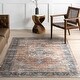 preview thumbnail 14 of 14, Nuloom Purnima Medallion SplashGuard Machine Washable Area Rug