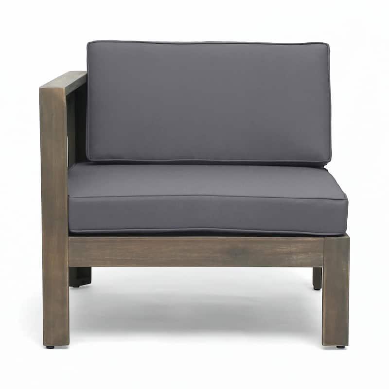 Outdoor L SHAPE SOFA SET, DARK GREY