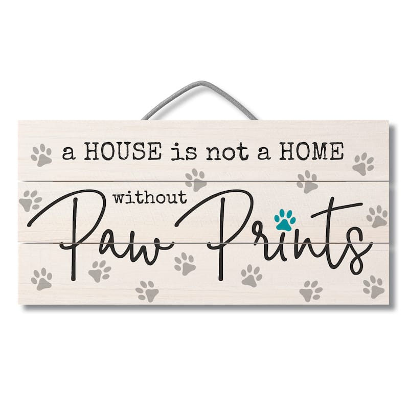 Wood Pallet Hanging Sign - Without Paw Prints