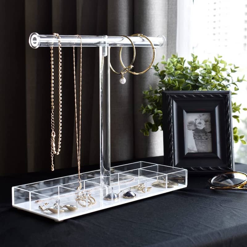 Acrylic Jewelry T-bar Display