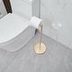 preview thumbnail 2 of 16, Freestanding Toilet Paper Roll Holder for Bathroom Kitchen and Washroom